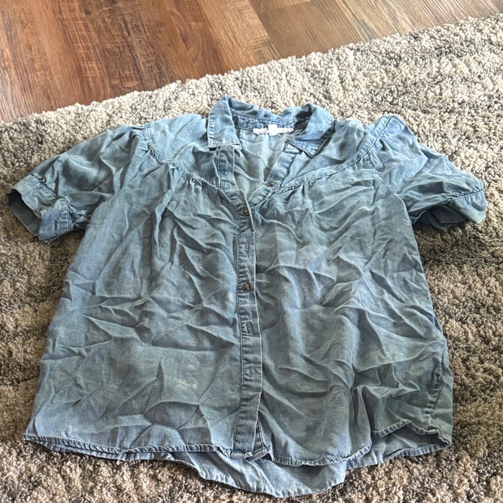 Jane and Delancey Blue Blouse